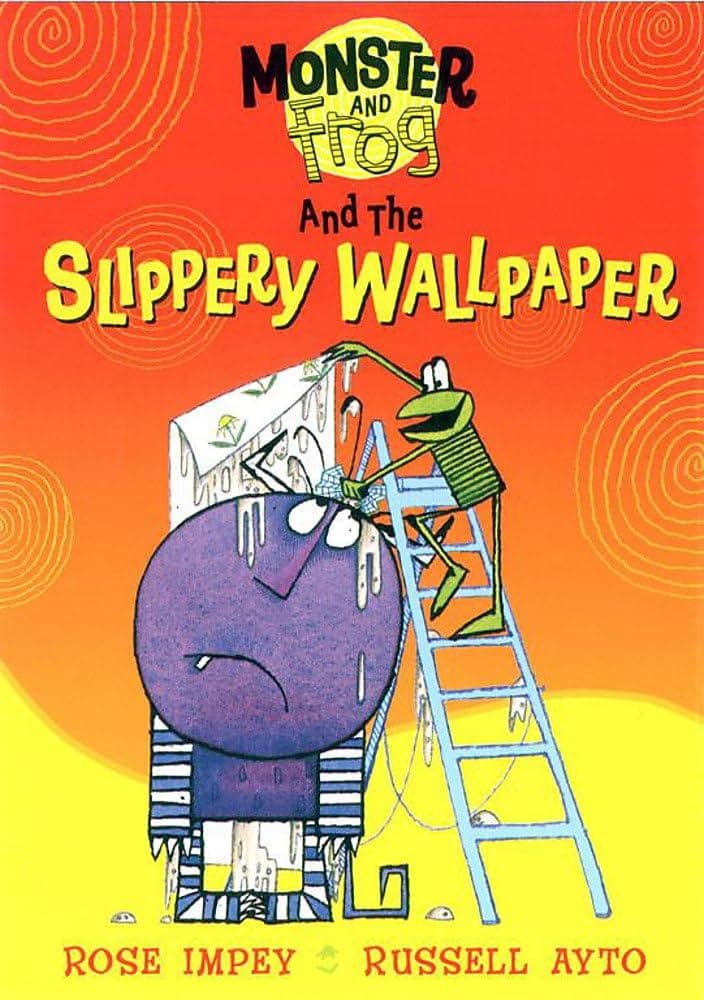 Monster and Frog and the slippery Wallpaper